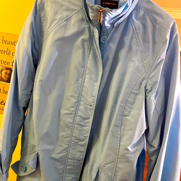 Coats | Lands End Womens Rain Coat 